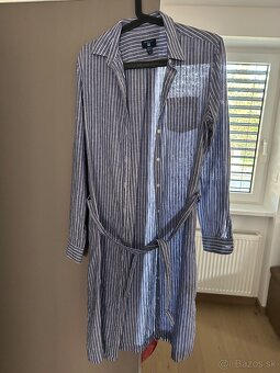Gant ľanové šaty 36 / sedia na S/M - 4