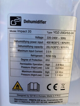 Odvhčovač 20L/24h - 4
