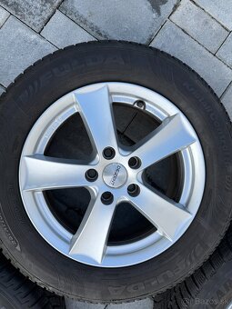 Dezent 16"ALU disky R16 5x112 ET48 6,5J x 16H2 VW ŠKODA SEA - 4