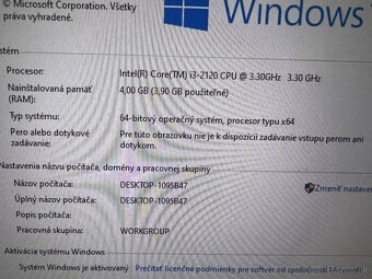 Počítač DELL.Intel i3-2120 2x3,30GHz.4gb ram.250gb HDD - 4