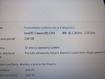 predám DELL VOSTRO 1520 , WINDOWS 7 32bit - 4