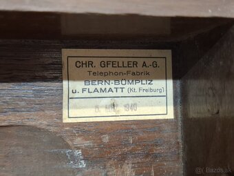 GFELLER 》Model 1926 》POĽNÝ TELEFON 》 WW2 - 4