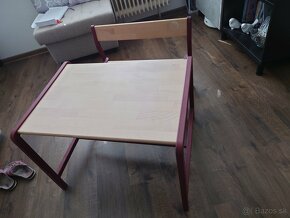 Detský stolík s lavičkou IKEA - 4