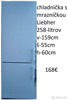 predám čiernu chladničku s mrazničkou BOSCH-347lit.-aj iné - 4