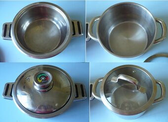 nerezové hrnce, panvica,gril - 4