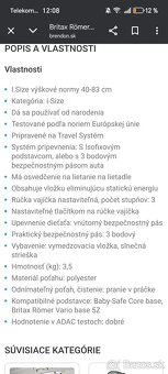 Predám vajíčko - autosedačku Britax Romer - 4