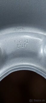 Plechové disky 5x112 R15 - 4