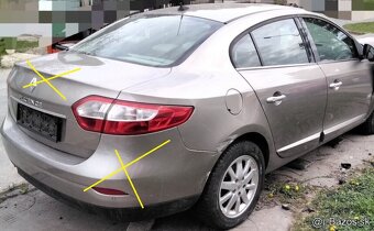 Renault Fluence 1.5 dCi 2012 predám DVERE, MOTOR K9KG8 - 4