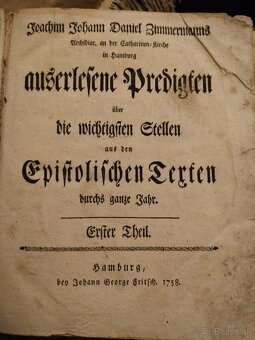 Stará vzácna kniha 1758 Hamburg - 4