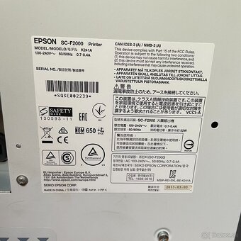 Tlačiareň na textil Epson SureColor SC-F2000 - 4