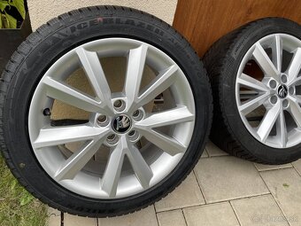 Skoda FABIA disky silber 7jxR16 ET46 215 45 R16 Zimné - 4