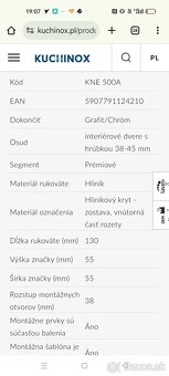 Kľučka na dvere KNE 500A - 4