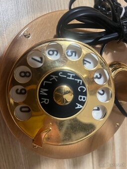 Retro telefón TESLA – dekoratívna replika historického model - 4