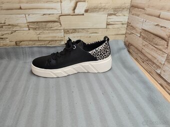 Rieker 39 - dámske čierne topánky - 4