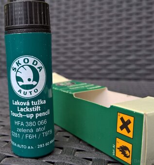 Modrá a zelená farba na ŠKODU - 4