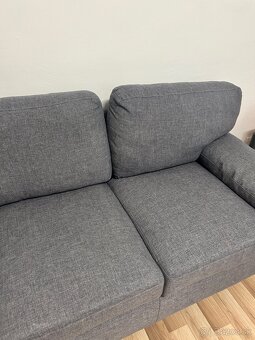 3-miestna sivá sedačka - 4