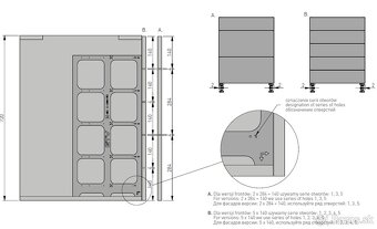 Montážna šablóna pre systémy AXISPRO a MODERNBOX - 4