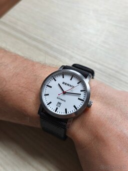 Štýlové minimalistické Automatické hodinky BERNY - Komplet - 4