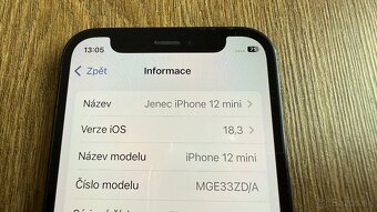Predám Apple iPhone 12 mini 128GB čierny - 4