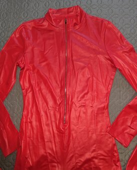 červený overal S - 4