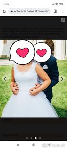 Svadobné šaty veľ.M - 4