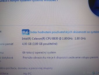 predám notebook HP 650 , WINDOWS 7 - 4