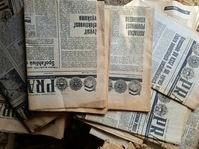 Staré noviny predvojnove vojnove po vojnové - 4
