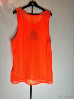 Adidas tréningová vesta – oranžová - 4