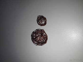 Dekoračné drôtené Guličky pre aranžovanie - 4