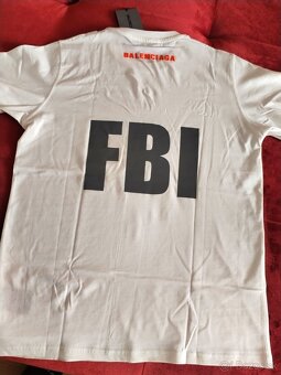 Tricko Balenciaga FBI - 4