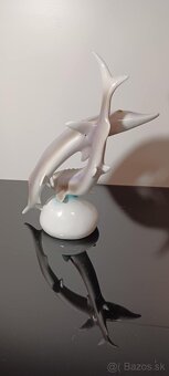 Krásna porcelánová soška Holloháza - 4