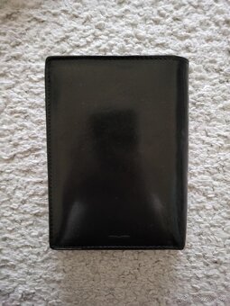 Úplne nová čierna pánska kožená peňaženka - 4