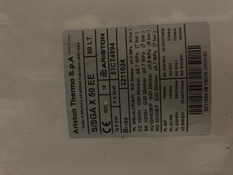 Plynovy ohrievač vody - 4