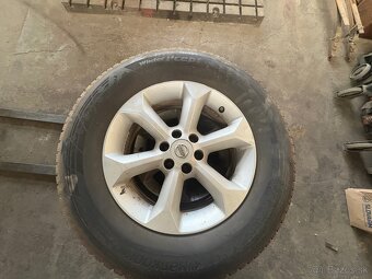 Original Nissan elektrony 17" + pneu zimne - 4