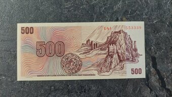 500 Kčs 1973 + SK kolok, stav N - 4