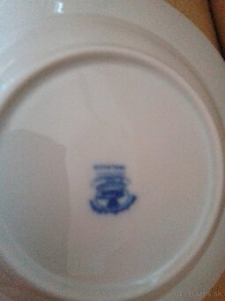 Starožitné taniere s cibuľovým vzorom Karlovarský porcelán - 4