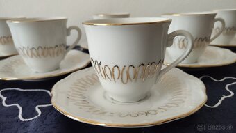 Kávová súprava, šálky JSK Slavkov Czechoslovakia - 4