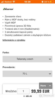 Dvere Voster 70” Ľavé + zárubňa - 4