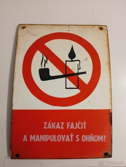 Predám smaltove staré tabuľky . - 4