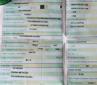 Volkswagen Passat B7 1.6 TDI 2011 predám DVERE, MOTOR CAY - 4