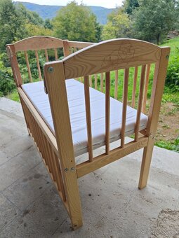 Detská postieľka BABY Scarlett ECO - borovica - 4