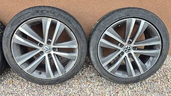 Predam kolesa Volkswagen 5x112 r18 +letné pneumatiky - 4