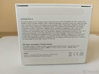 Nové Apple Airpods PRO 3 - 4