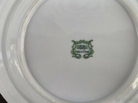 Porcelánové staré retro taniere - 4