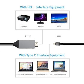 Kábel adaptéra USB-C na HDMI - 4