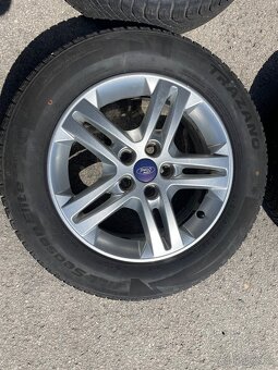 Ford ORIGINAL disky 16 5x108 + pneu 215/60 R16 - 4