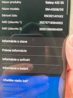 Samsung galaxy A52 5G - 4