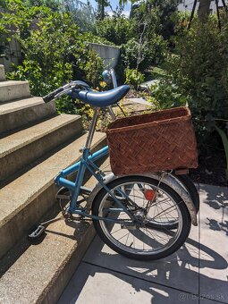 Predám bicykel Compagnolo skladačka(nové brzdy,reťaz,pneumat - 4