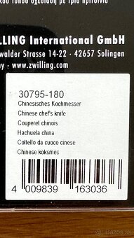 Čínsky kuchársky nôž Zwilling Twin Pollux 18 cm - nový - 4