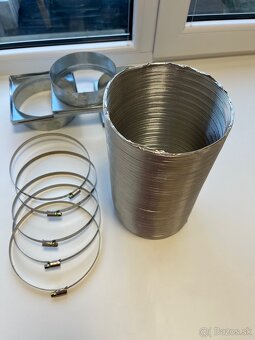 Vzduchotechnika na rozvod teplého vzduchu od krbu - 4